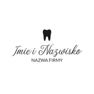 Logo z plexi dla dentysty