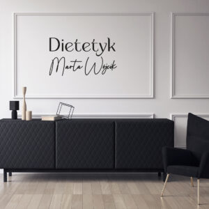 logo na ścianę dla dietetyka