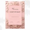 różowe certyfikaty na szkolenia