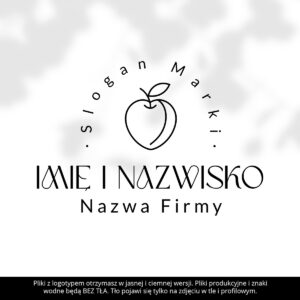 logo z jabłkiem